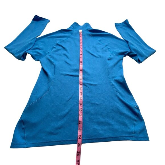 PATAGONIA Women Capilene 3 Base Layer Shirt Sz M Blue 1/2 Zip Polartec 68-33 - Picture 8 of 10